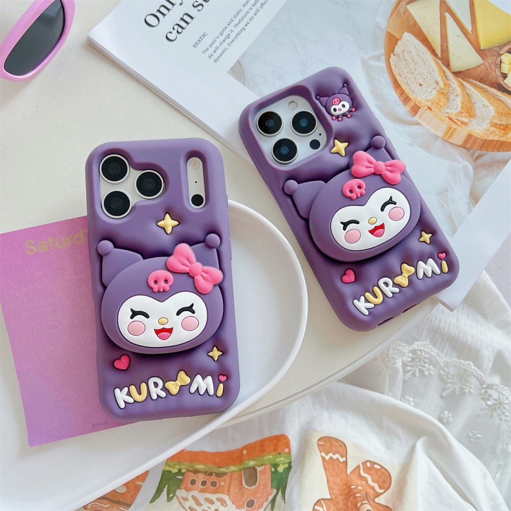 Casing HP Kuromi 3D Lucu Sanri - Taco Stand Holder ulasan dan harga