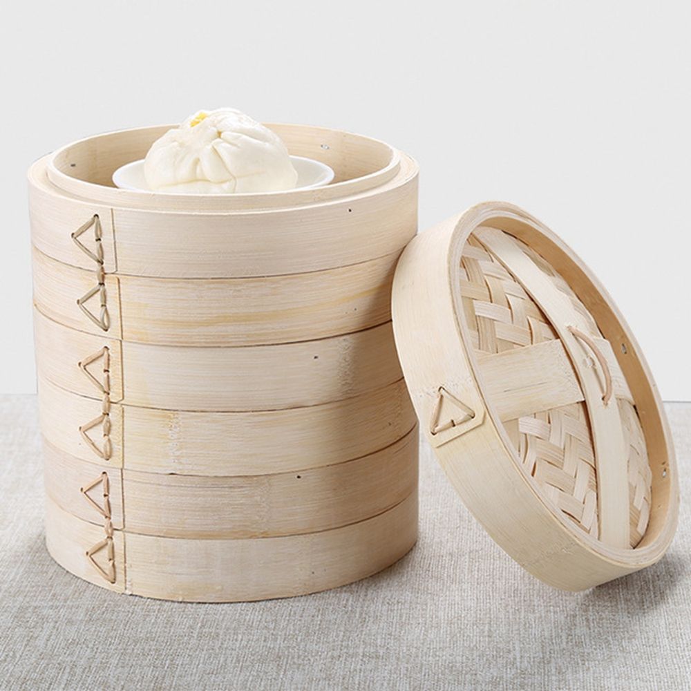 Pegangan Keranjang Uap Membuat - Bao Steamer Bamboo ulasan dan harga