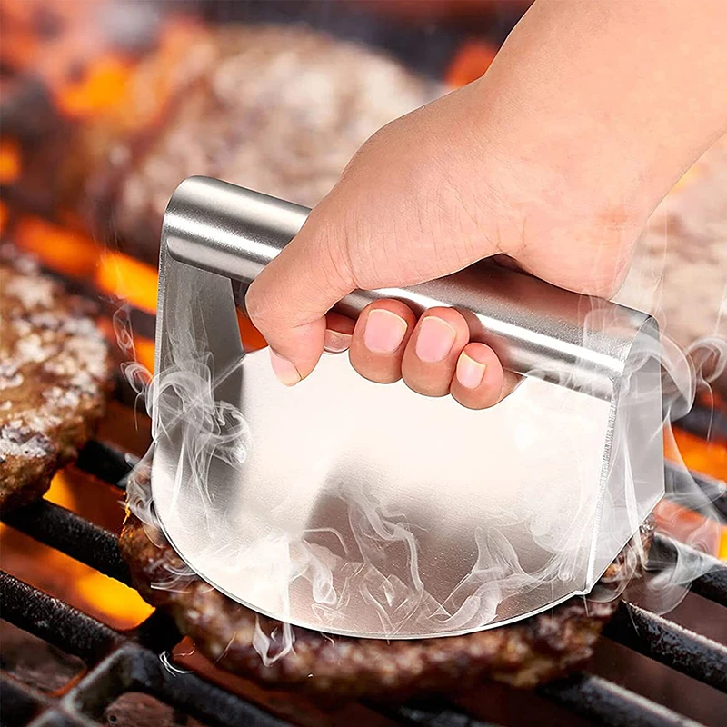 Alat Penekan Burger dari Baja  - Hot Dog Press ulasan dan harga