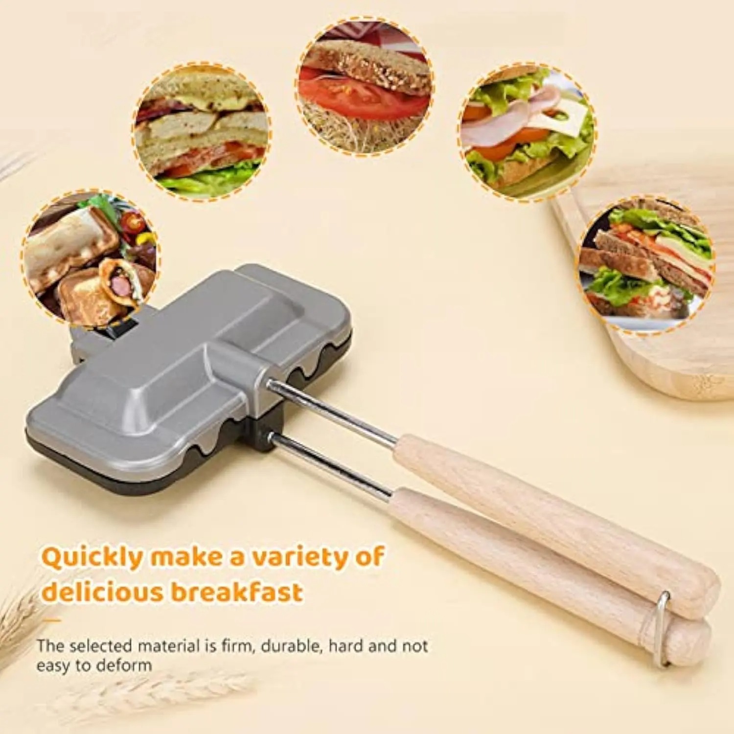 Pembuat Sandwich Sarapan, Pemb - Hot Dog Press ulasan dan harga