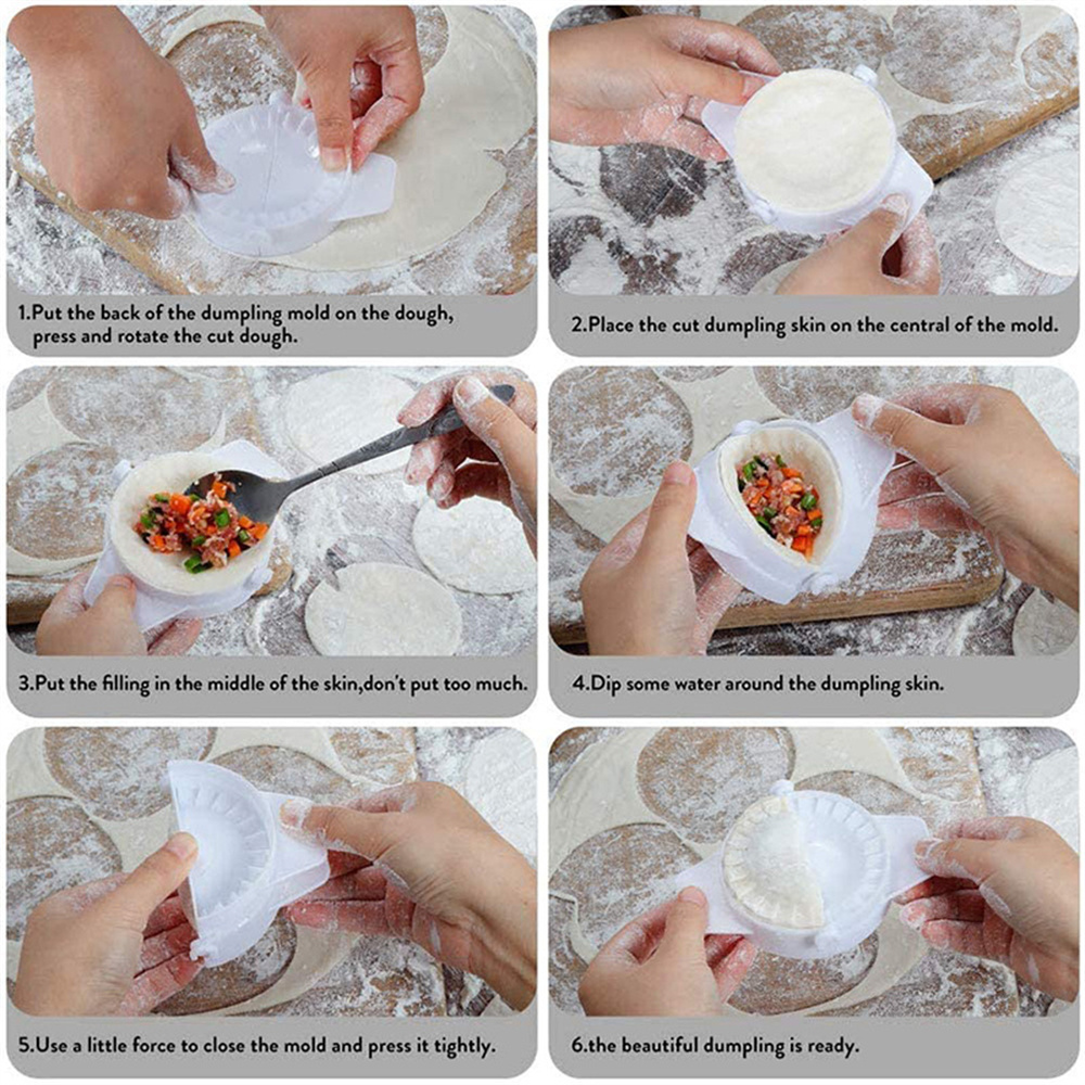 Cetakan kue 4 ukuran DIY cetak - Dumpling Press Set ulasan dan harga