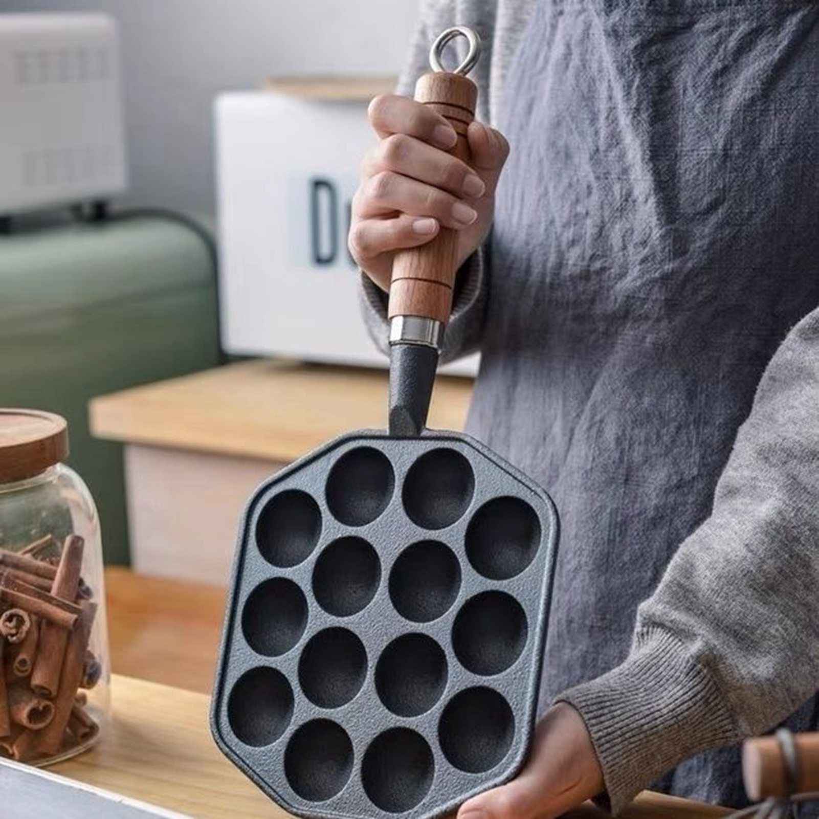 Panci Panggangan Takoyaki Muda - Takoyaki Grill Plate ulasan dan harga