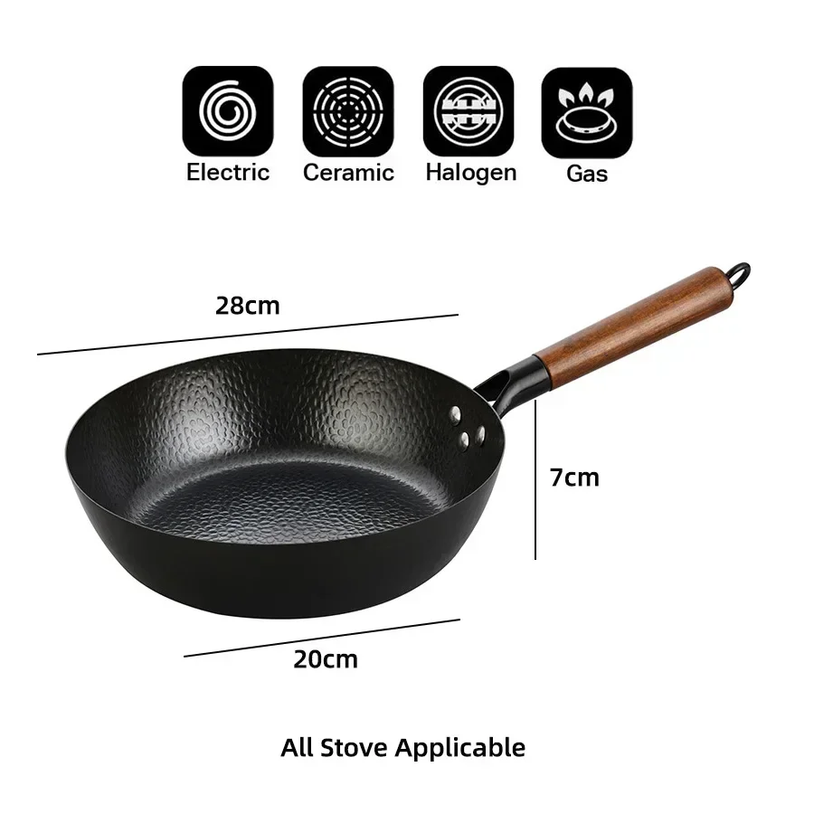 Panci wajan besi 28cm, peralat - Cast Iron Corn ulasan dan harga