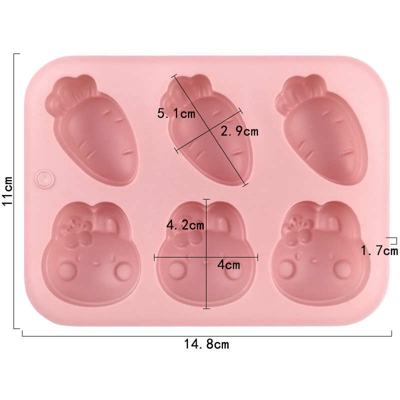 Cetakan Silikon Kartun Kelinci - Bunny Cake Mold ulasan dan harga