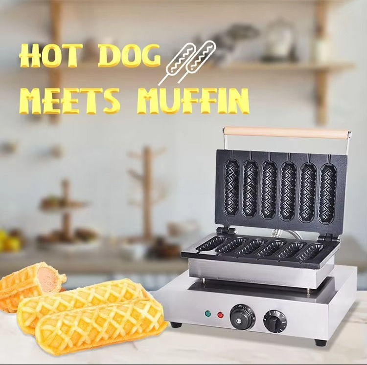 Mesin Pembuat Waffle Bar 6 Lub - Corn Dog Stick ulasan dan harga