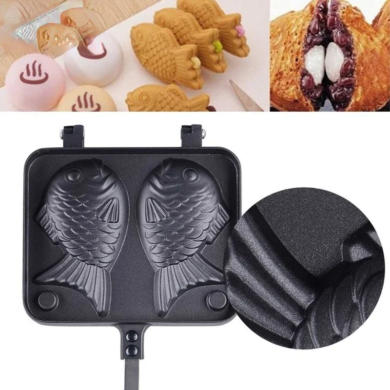 Dapur Jepang Taiyaki Ikan Gand - Egg Waffle Pan ulasan dan harga
