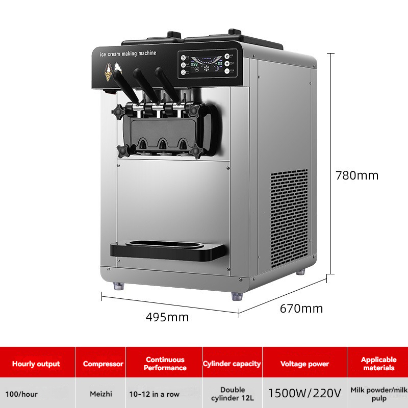 Mesin Es Krim Soft Serve Cone  - Waffle Cone Maker ulasan dan harga