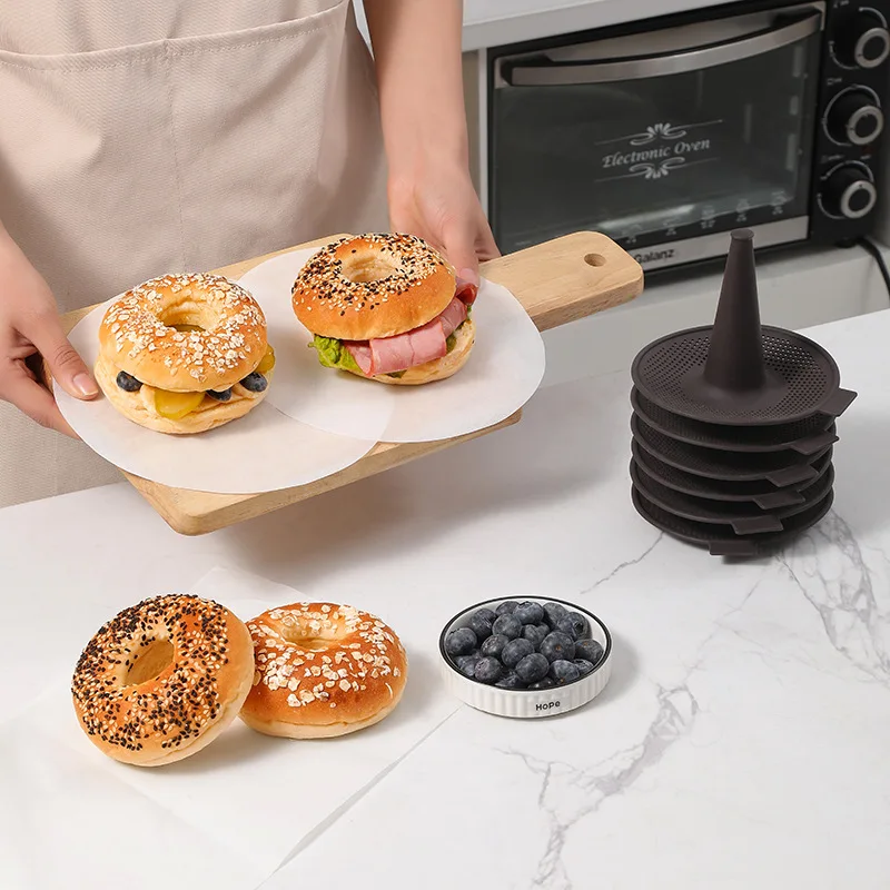 6 buah Set cetakan silikon ala - Donut Mold Silicone ulasan dan harga