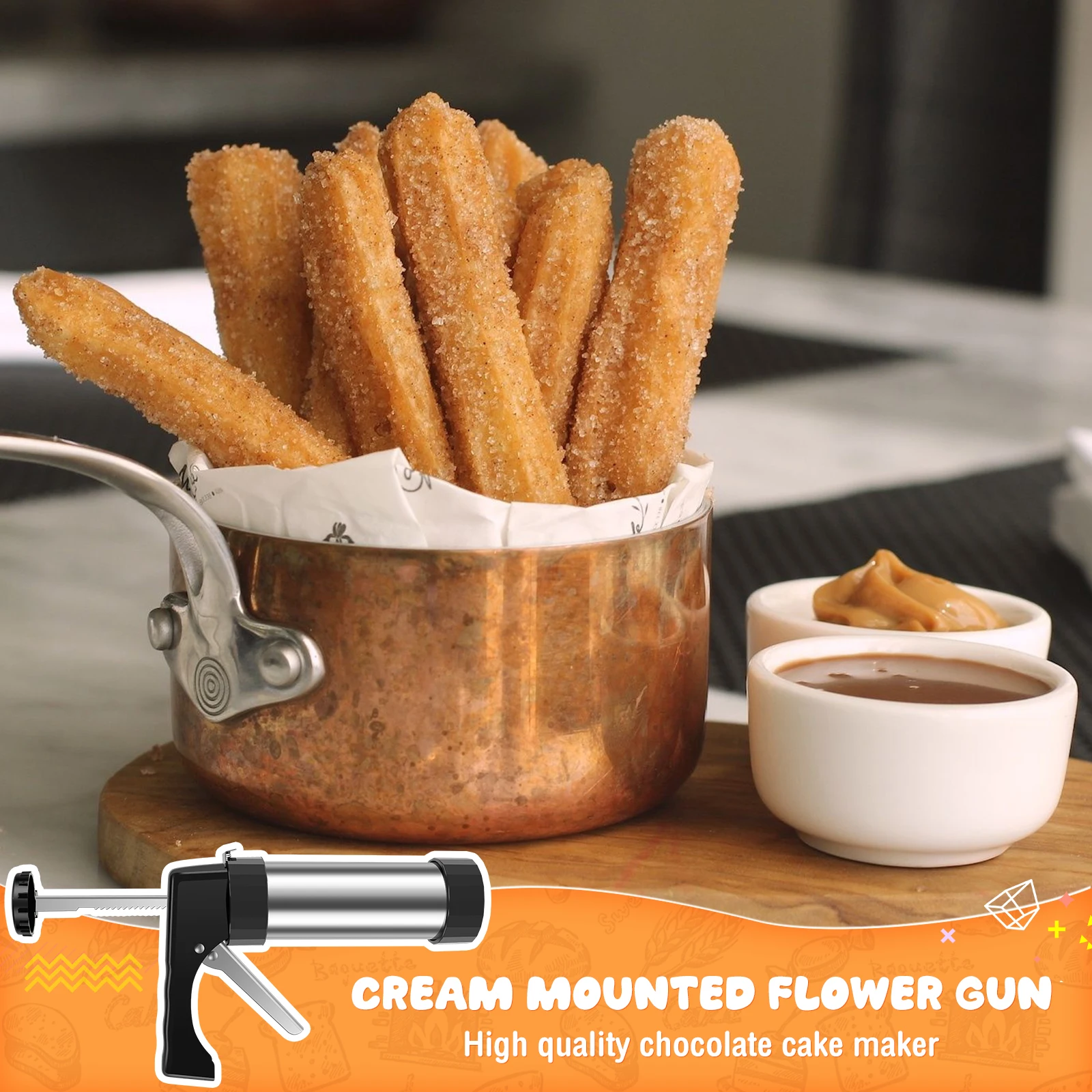 Mesin Pembuat Churro Kit Pisto - Churros Maker Gun ulasan dan harga