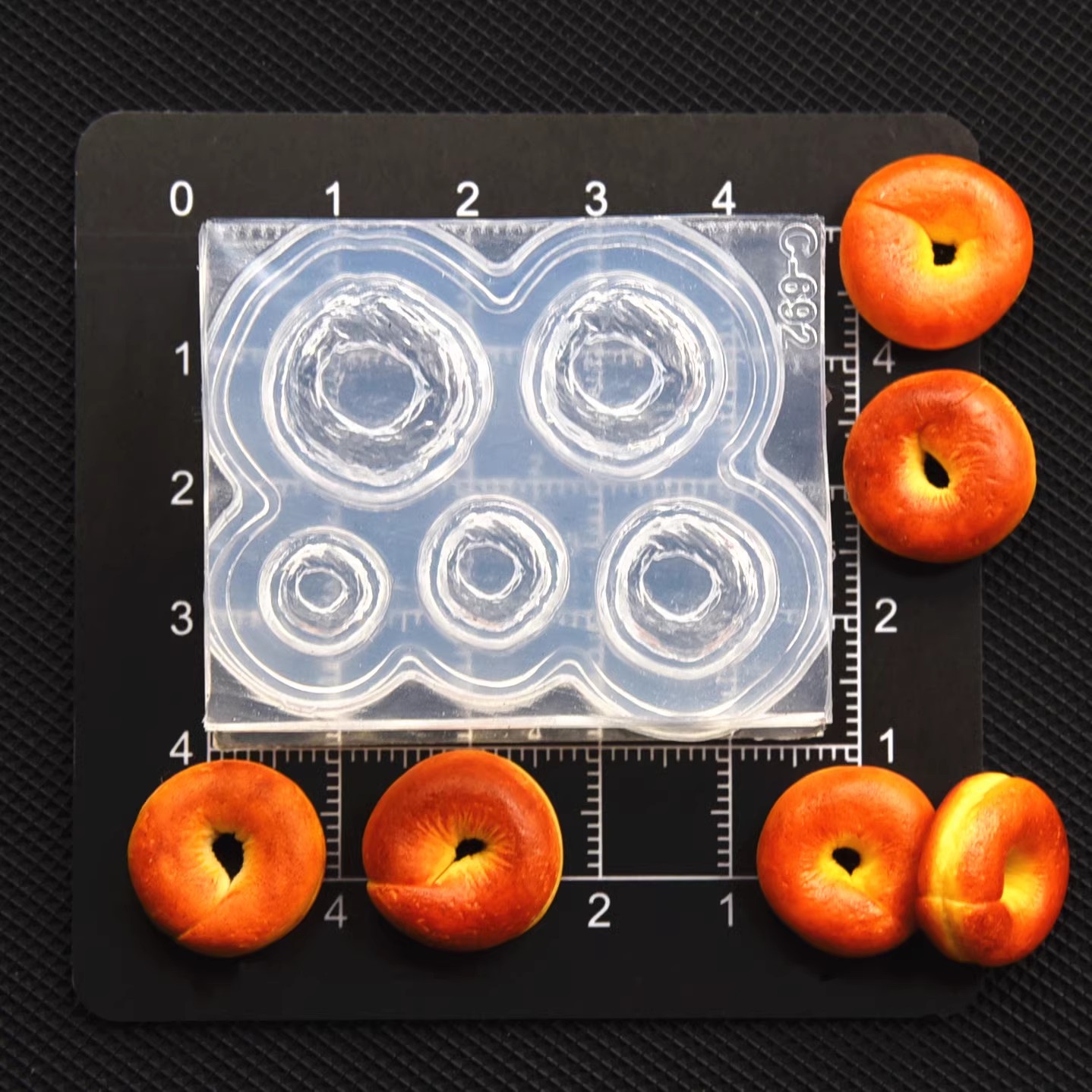 Tanah Liat Polimer Mini 3D Rot - Donut Mold Silicone ulasan dan harga