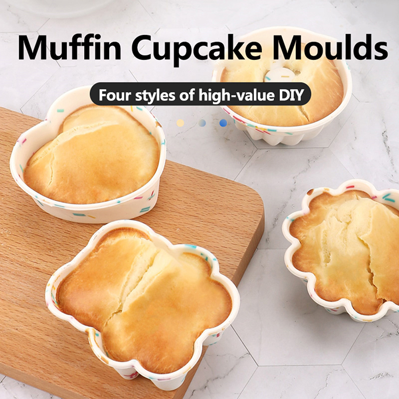 4 buah Muffin donat Cupcake Li - Donut Mold Silicone ulasan dan harga