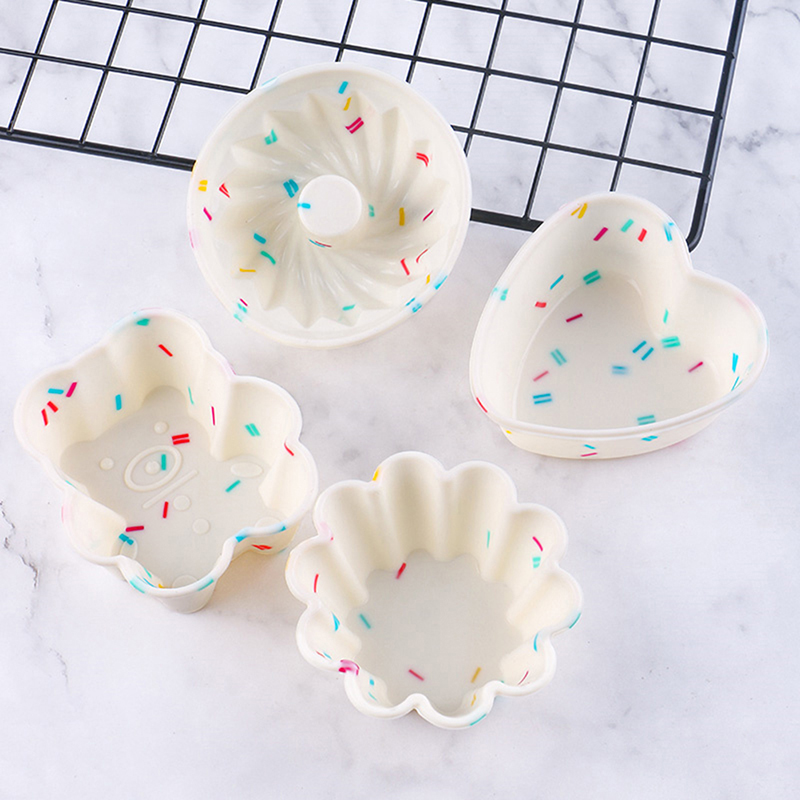 4 buah Muffin donat Cupcake Li - Donut Mold Silicone ulasan dan harga