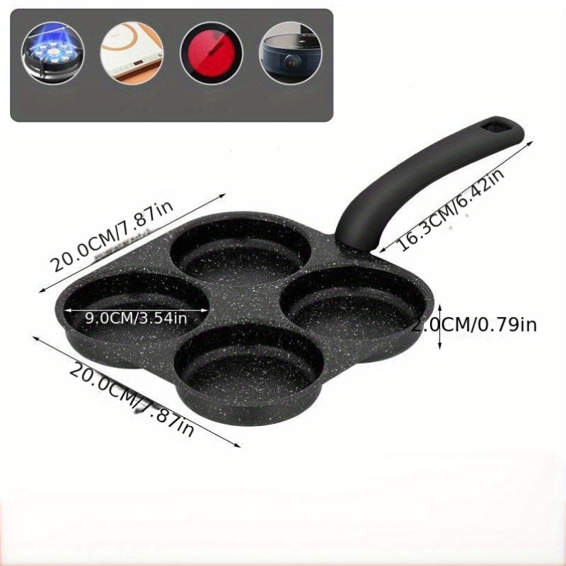 Wajan Penggorengan Telur Anti  - Mini Pancake Griddle ulasan dan harga