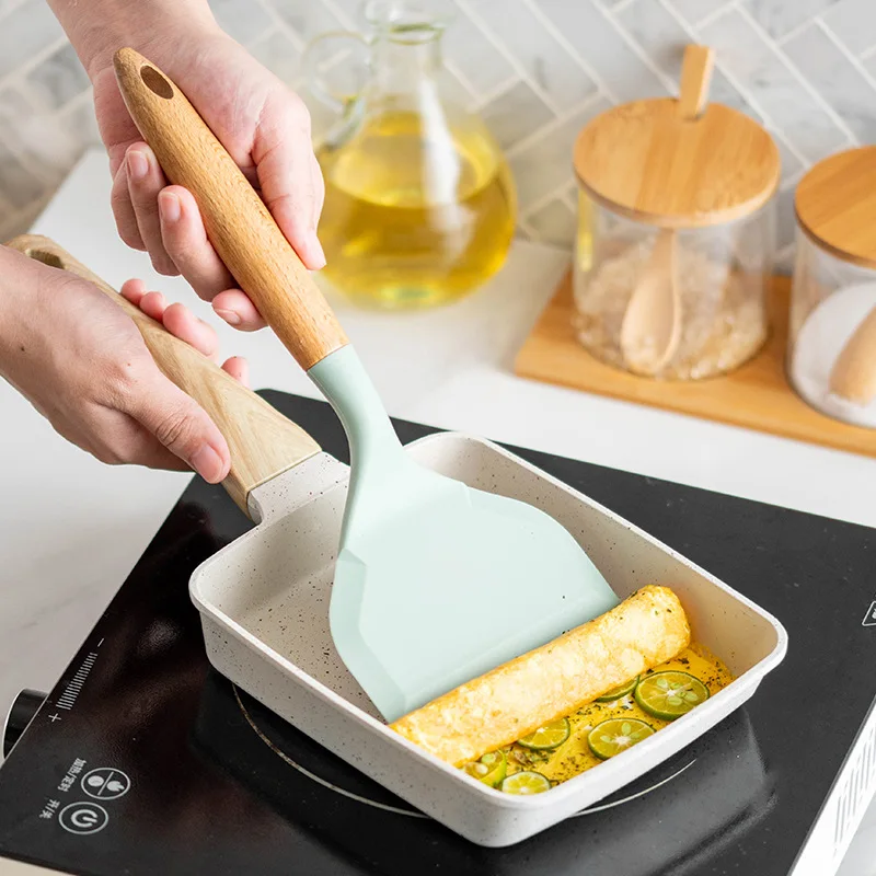 Spatula silikon mulut lebar, 2 - Okonomiyaki Spatula ulasan dan harga